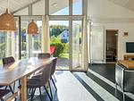 Wohnzimmer - Haus Sperber 4 E8 mit Sauna und Kamin - Top-Hundeurlaub