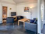 Wohnzimmer - Haus Sperber 4 E8 mit Sauna und Kamin - Top-Hundeurlaub