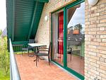 Terrasse - Wohnung (obere) Schöner Urlaub mit Sauna und Balkon - Top-Hundeurlaub