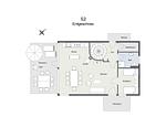 Grundriss - Haus Seeadler 8 S2 mit Sauna und Kamin - Top-Hundeurlaub
