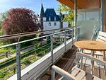 Balkon - Apartment 433 mit Seeblick und Kamin - Top-Hundeurlaub