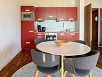Küche / Küchenzeile - Apartment 433 mit Seeblick und Kamin - Top-Hundeurlaub