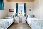 Schlafzimmer - Ferienhaus Cliff Olpenitz - Top-Hundeurlaub