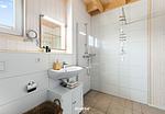 Badezimmer - Ferienhaus Cliff Olpenitz - Top-Hundeurlaub