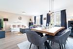 Wohnzimmer - Ferienhaus "Sunseeker House No. 2" - Top-Hundeurlaub