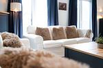 Wohnzimmer - Ferienhaus "Sunseeker House No. 2" - Top-Hundeurlaub