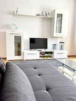 Wohnzimmer - FeWo Küstenglück - Wilhelmshaven - Top-Hundeurlaub