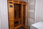 Sauna - Ferienhaus Ostsee Lodge Olpenitz - Top-Hundeurlaub