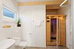 Sauna - Ferienhaus Flaschenpost Olpenitz - Top-Hundeurlaub