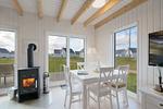 Wohnzimmer - Ferienhaus Flaschenpost Olpenitz - Top-Hundeurlaub