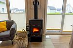 Kamin-/Ofen - Ferienhaus Flaschenpost Olpenitz - Top-Hundeurlaub