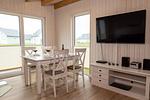 Wohnzimmer - Ferienhaus Flaschenpost Olpenitz - Top-Hundeurlaub