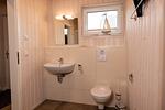 Badezimmer - Ferienhaus Flaschenpost Olpenitz - Top-Hundeurlaub