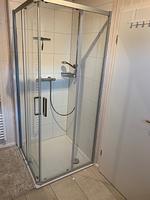 Badezimmer - Ferienhaus Schwalbennest Olpenitz - Top-Hundeurlaub