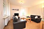 Wohnzimmer - Haus Strandgut Wohnung 2 - Top-Hundeurlaub