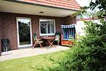 Terrasse - Haus Strandgut Wohnung 1 - Top-Hundeurlaub