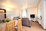 Wohnzimmer - Haus Strandgut Wohnung 1 - Top-Hundeurlaub