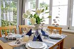 Wohnzimmer - FeWo10: 100m bis zum Strand, Terrasse - Top-Hundeurlaub