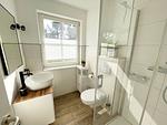 Badezimmer - FeWo10: 100m bis zum Strand, Terrasse - Top-Hundeurlaub