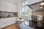 Küche / Küchenzeile - Appartement 02 - Top-Hundeurlaub
