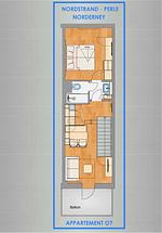 Grundriss - Nordstrandperle Ap. O7 - Top-Hundeurlaub
