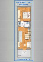 Grundriss - Nordstrandperle Ap. O8 - Top-Hundeurlaub