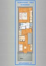 Grundriss - Nordstrandperle Ap. O9 - Top-Hundeurlaub