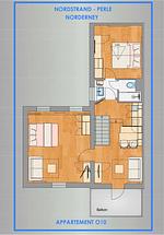 Grundriss - Nordstrandperle Ap. O10 - Top-Hundeurlaub