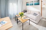 Wohnzimmer - Nordstrandperle Ap. H1 - Top-Hundeurlaub