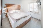 Schlafzimmer - Nordstrandperle Ap. H1 - Top-Hundeurlaub
