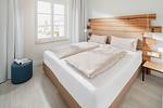 Schlafzimmer - Nordstrandperle Ap. H9 - Top-Hundeurlaub