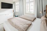 Schlafzimmer - Nordstrandperle Ap. H9 - Top-Hundeurlaub