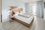 Schlafzimmer - Nordstrandperle Ap. H4 - Top-Hundeurlaub