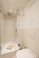 Badezimmer - Nordstrandperle Ap. H4 - Top-Hundeurlaub