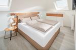 Schlafzimmer - Nordstrandperle Ap. H11 - Top-Hundeurlaub