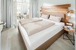Schlafzimmer - Nordstrandperle Ap. E2 - Top-Hundeurlaub