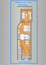 Grundriss - Nordstrandperle Ap. E2 - Top-Hundeurlaub