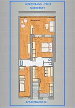 Grundriss - Nordstrandperle Ap. E4 - Top-Hundeurlaub