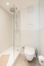 Badezimmer - Nordstrandperle Ap. E5 - Top-Hundeurlaub