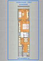 Grundriss - Nordstrandperle Ap. E6 - Top-Hundeurlaub