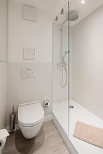 Badezimmer - Nordstrandperle Ap. E9 - Top-Hundeurlaub