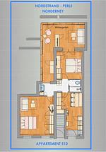 Grundriss - Nordstrandperle Ap. E10 - Top-Hundeurlaub