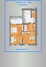 Grundriss - Nordstrandperle Ap. S1 - Top-Hundeurlaub