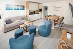 Wohnzimmer - Nordstrandperle Ap. S6 - Top-Hundeurlaub