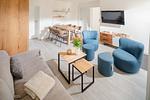 Wohnzimmer - Nordstrandperle Ap. S6 - Top-Hundeurlaub