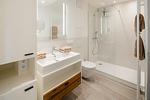 Badezimmer - Nordstrandperle Ap. S6 - Top-Hundeurlaub