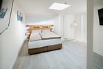 Schlafzimmer - Nordstrandperle Ap. S6 - Top-Hundeurlaub