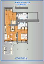 Grundriss - Nordstrandperle Ap. S6 - Top-Hundeurlaub