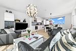 Wohnzimmer - Ferienhaus Baltic Home Olpenitz - Top-Hundeurlaub