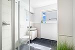 Badezimmer - Ferienhaus Baltic Home Olpenitz - Top-Hundeurlaub